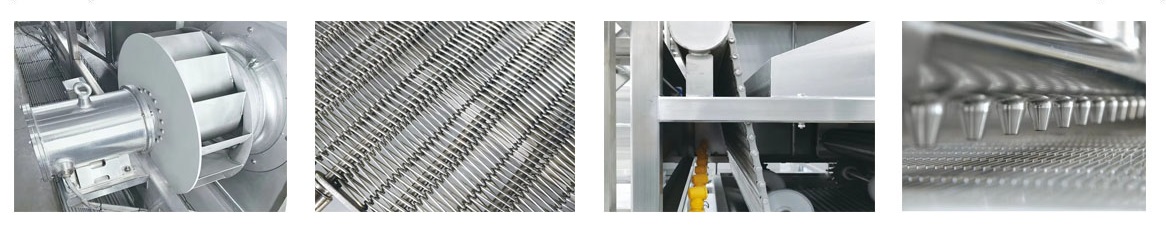fluidized bed freezing machine
